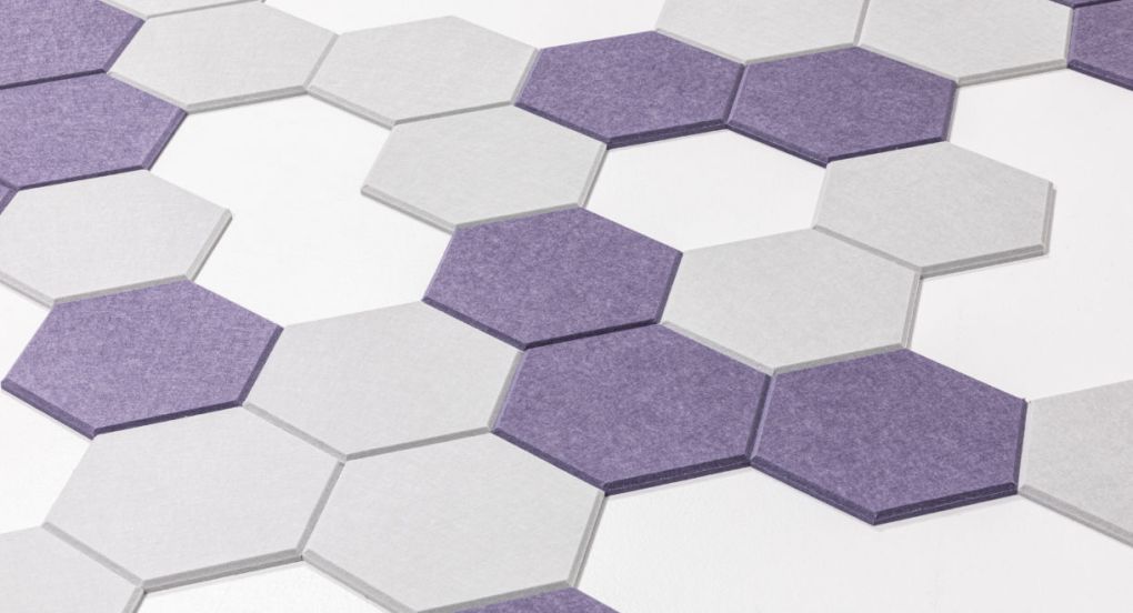 Hexagone violet